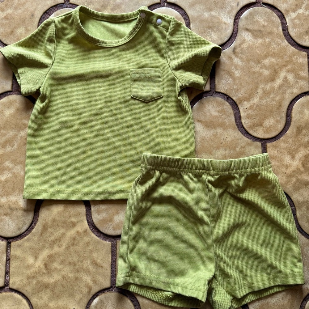 4 Different Toddler T-Shirt and Shorts Sets